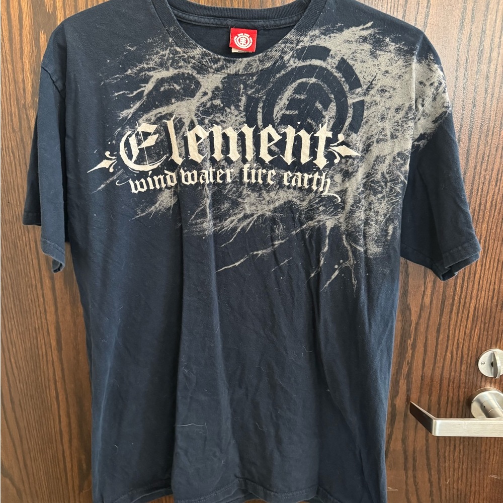 Element Men's Black Graphic T-Shirt